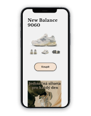 New Balance e-shop design